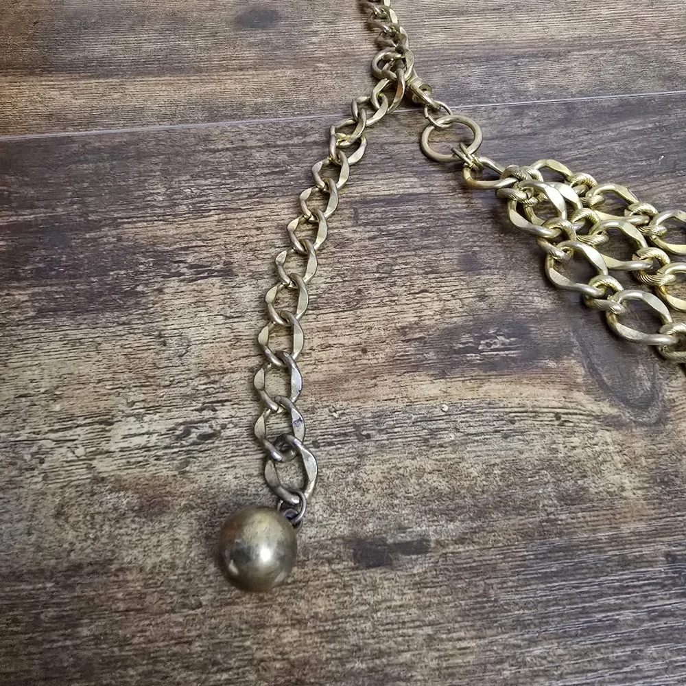 Gold Tone Chain Belt